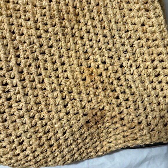 Helen Kaminski Crochet Raffia & Leather Crochet Boho Hobo Shoulder Crossbody Bag - Picture 6 of 16